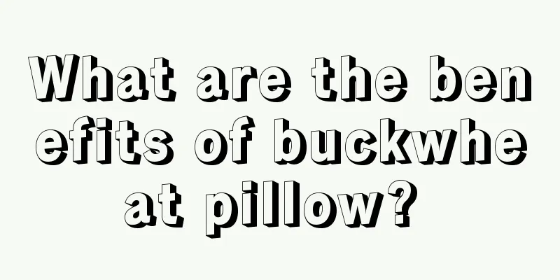 What are the benefits of buckwheat pillow? 