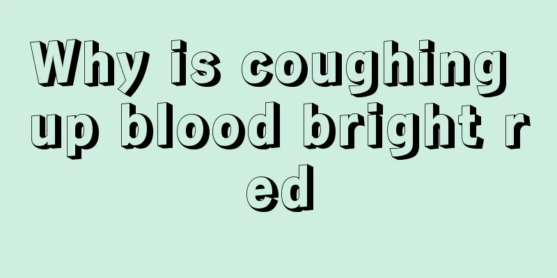 Why is coughing up blood bright red