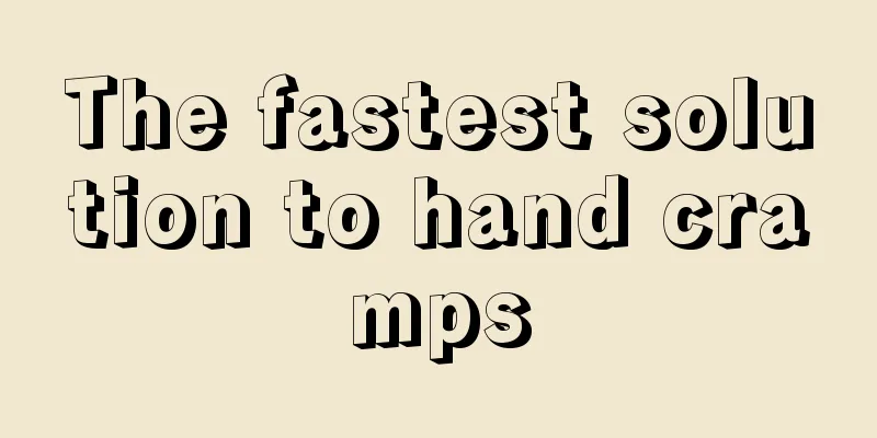 The fastest solution to hand cramps