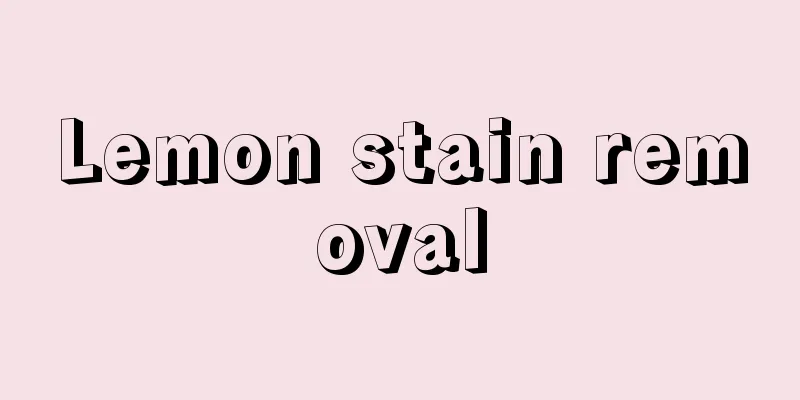 Lemon stain removal