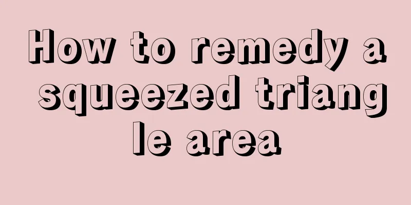 How to remedy a squeezed triangle area