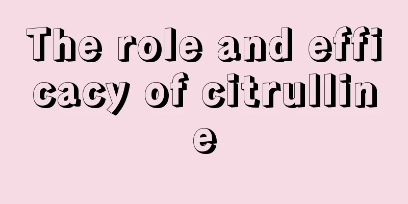The role and efficacy of citrulline