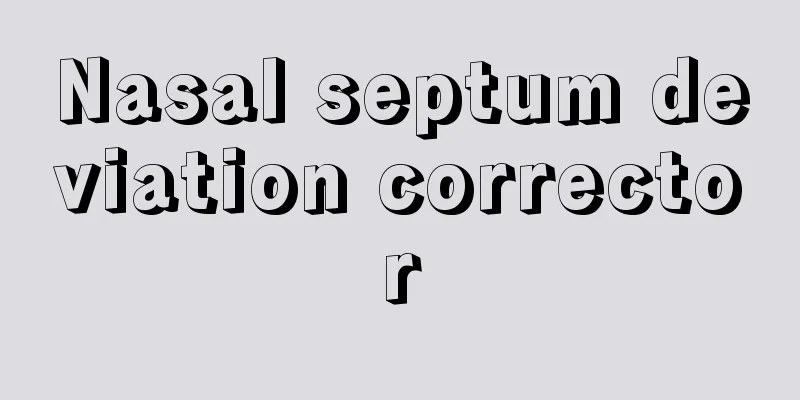 Nasal septum deviation corrector