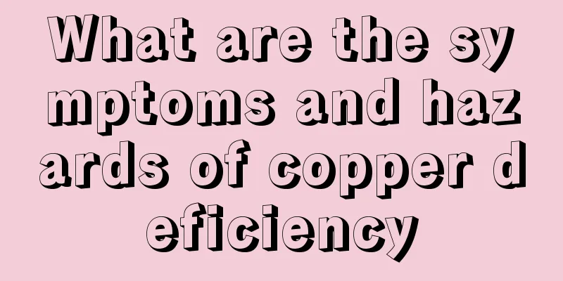 What are the symptoms and hazards of copper deficiency