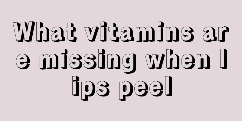 What vitamins are missing when lips peel