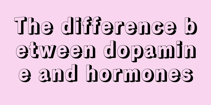 The difference between dopamine and hormones