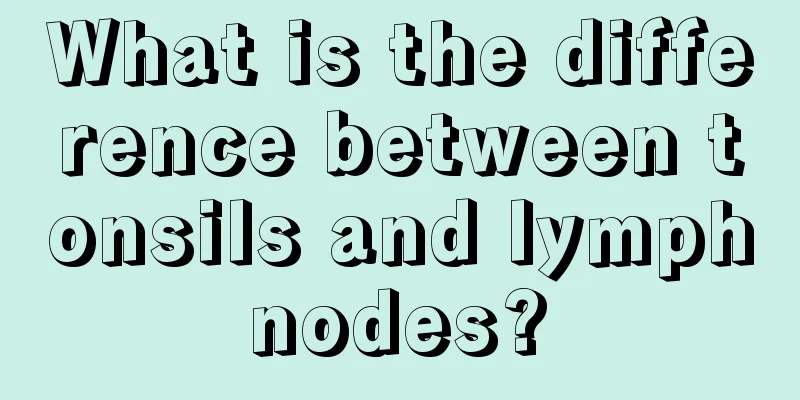 What is the difference between tonsils and lymph nodes? 