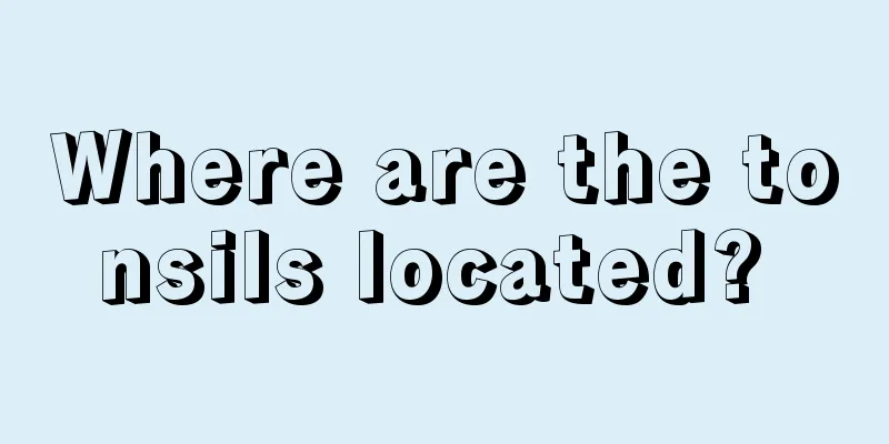 Where are the tonsils located? 