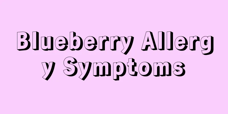 Blueberry Allergy Symptoms