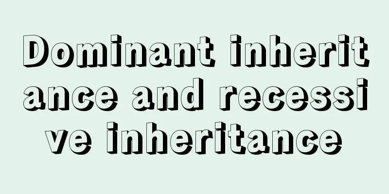 Dominant inheritance and recessive inheritance