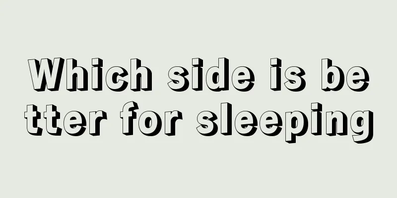 Which side is better for sleeping