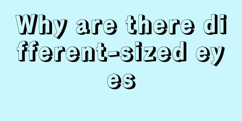 Why are there different-sized eyes