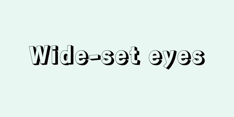 Wide-set eyes