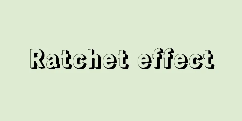 Ratchet effect