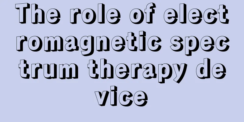 The role of electromagnetic spectrum therapy device