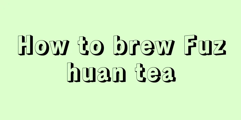 How to brew Fuzhuan tea