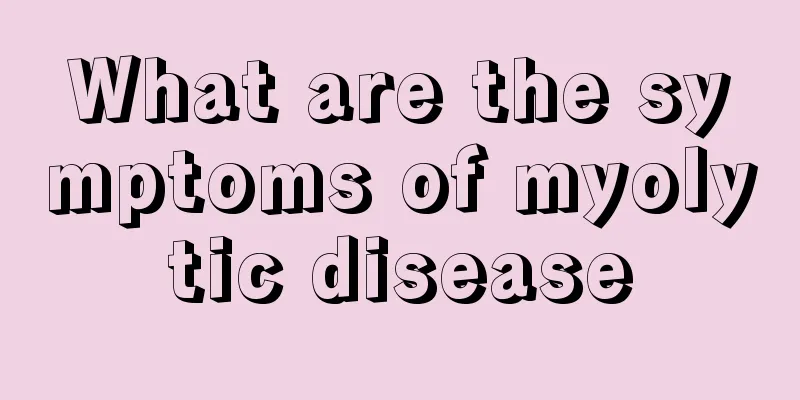 What are the symptoms of myolytic disease