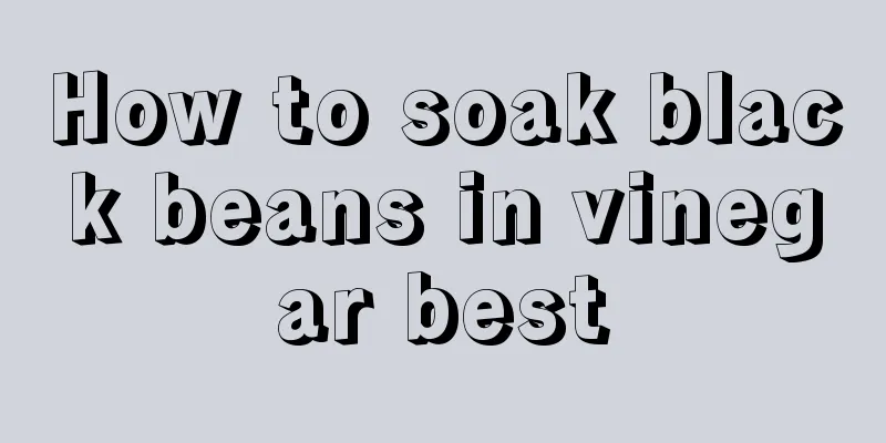 How to soak black beans in vinegar best