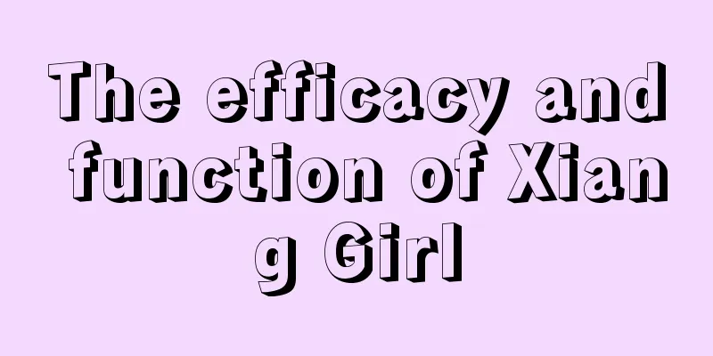The efficacy and function of Xiang Girl