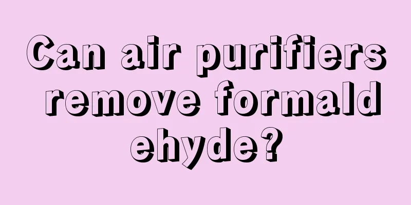 Can air purifiers remove formaldehyde?