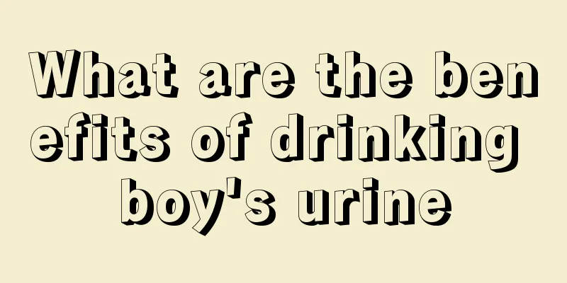 What are the benefits of drinking boy's urine