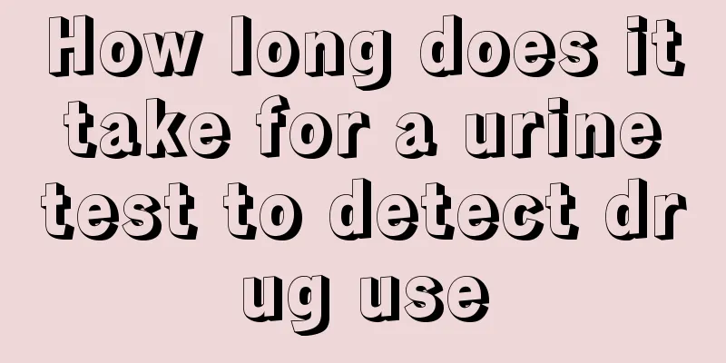 How long does it take for a urine test to detect drug use