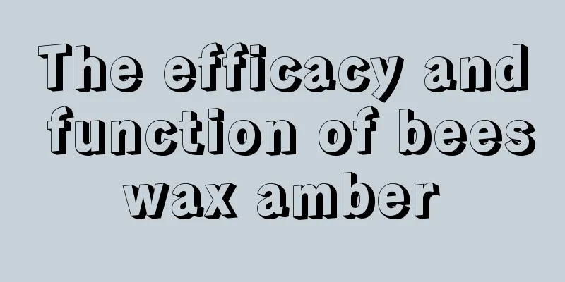 The efficacy and function of beeswax amber