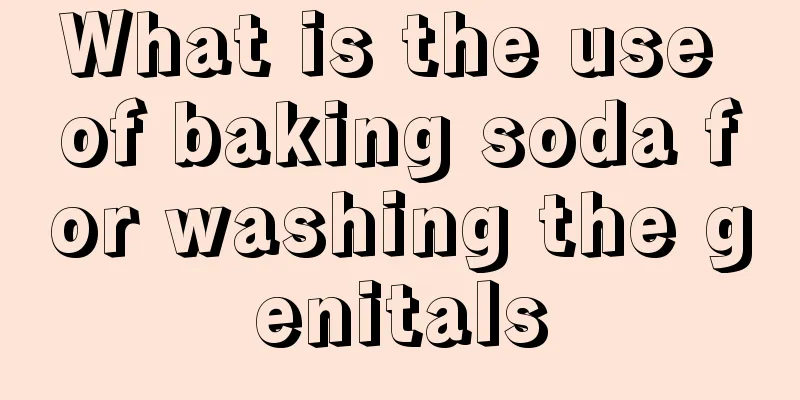 What is the use of baking soda for washing the genitals