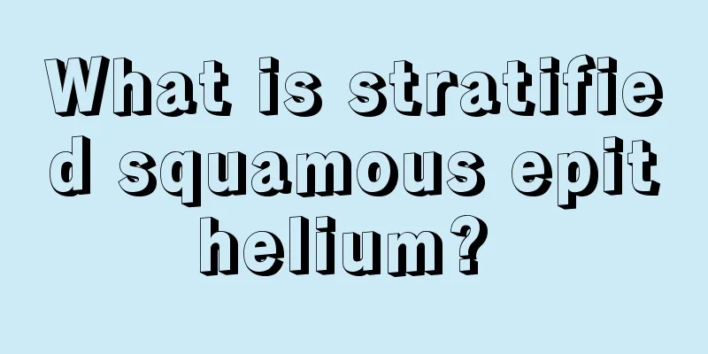 What is stratified squamous epithelium? 