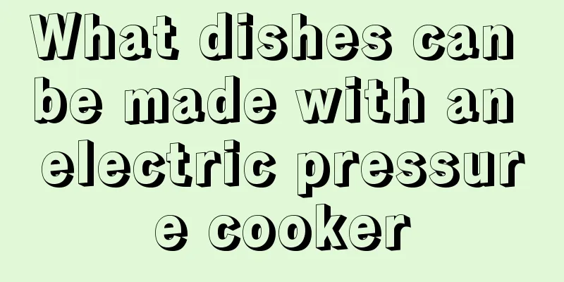 What dishes can be made with an electric pressure cooker