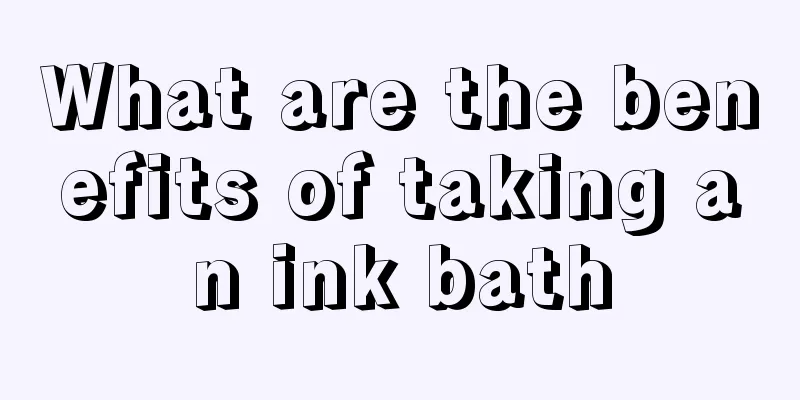 What are the benefits of taking an ink bath