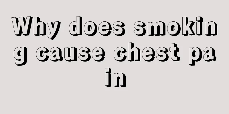 Why does smoking cause chest pain