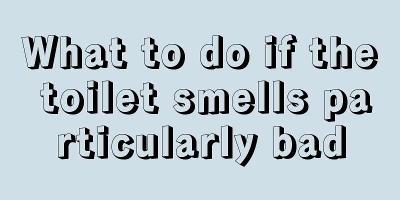 What to do if the toilet smells particularly bad