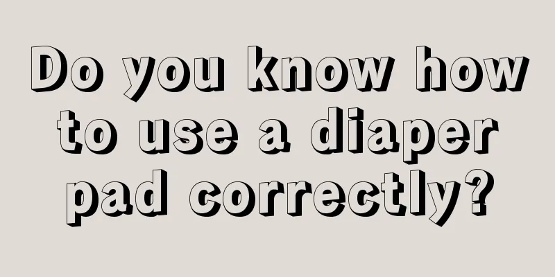 Do you know how to use a diaper pad correctly?
