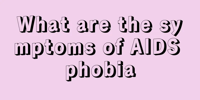 What are the symptoms of AIDS phobia