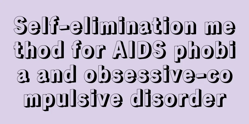 Self-elimination method for AIDS phobia and obsessive-compulsive disorder