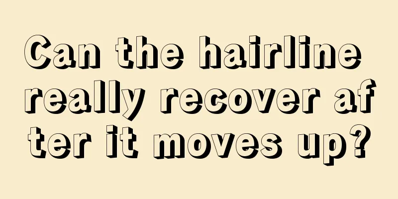 Can the hairline really recover after it moves up?