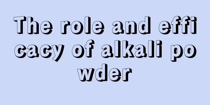 The role and efficacy of alkali powder