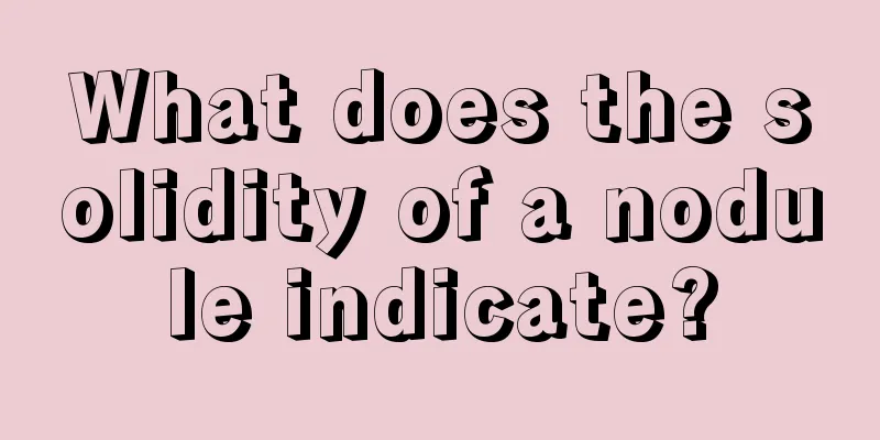 What does the solidity of a nodule indicate?