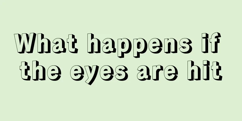 What happens if the eyes are hit