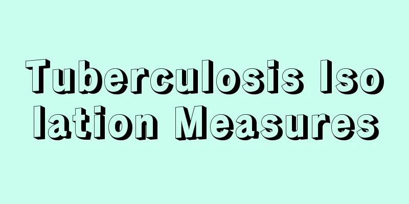Tuberculosis Isolation Measures