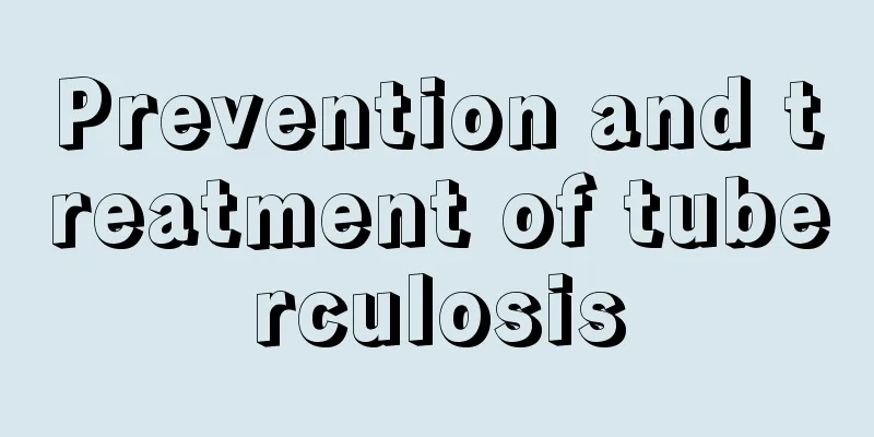 Prevention and treatment of tuberculosis