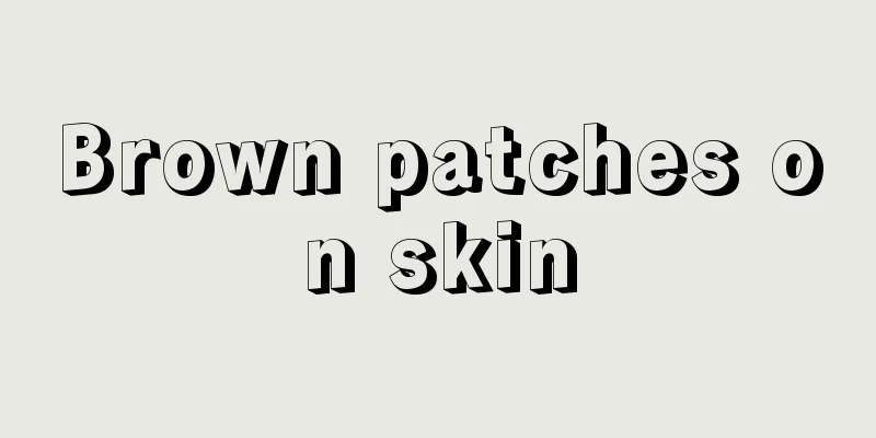 Brown patches on skin