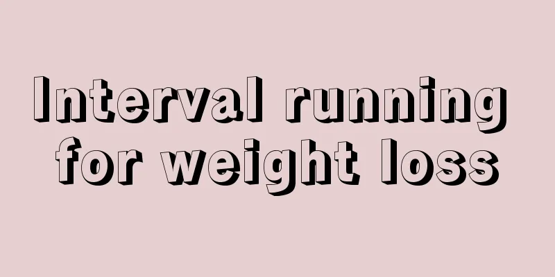 Interval running for weight loss