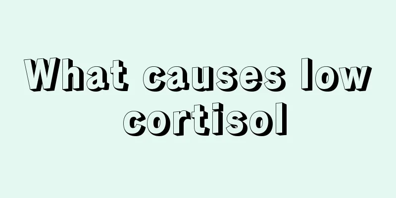 What causes low cortisol
