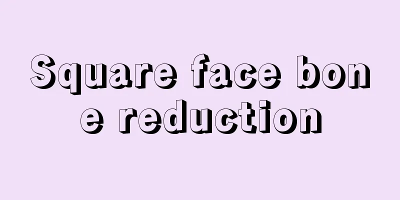 Square face bone reduction