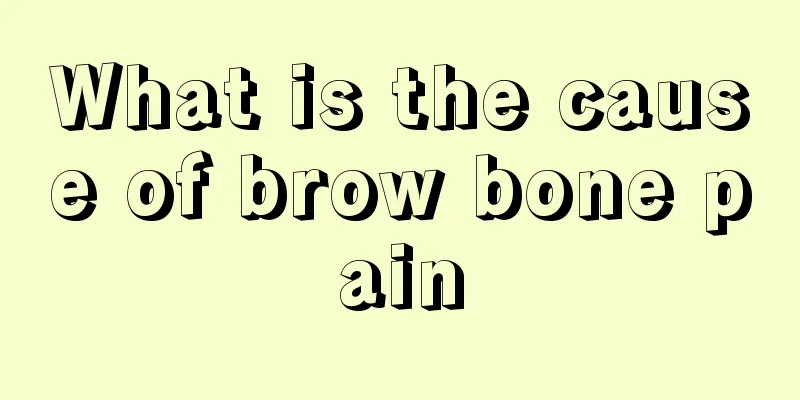 What is the cause of brow bone pain