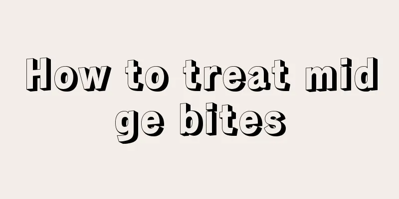 How to treat midge bites