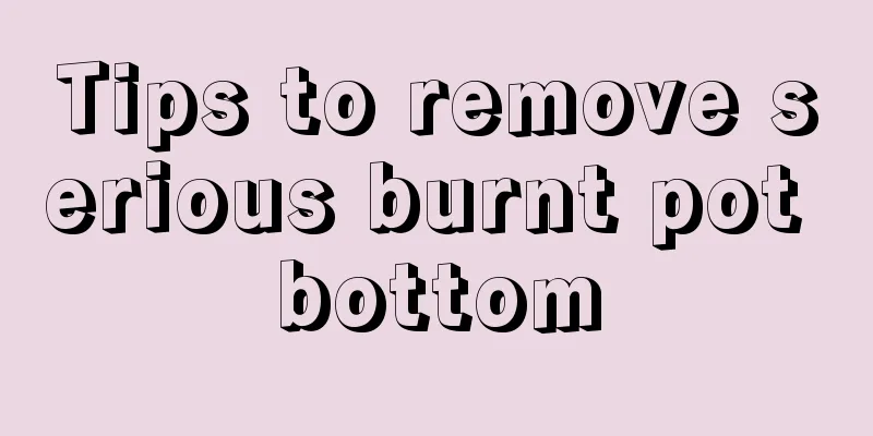Tips to remove serious burnt pot bottom