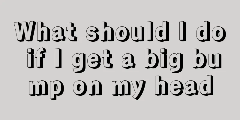 What should I do if I get a big bump on my head